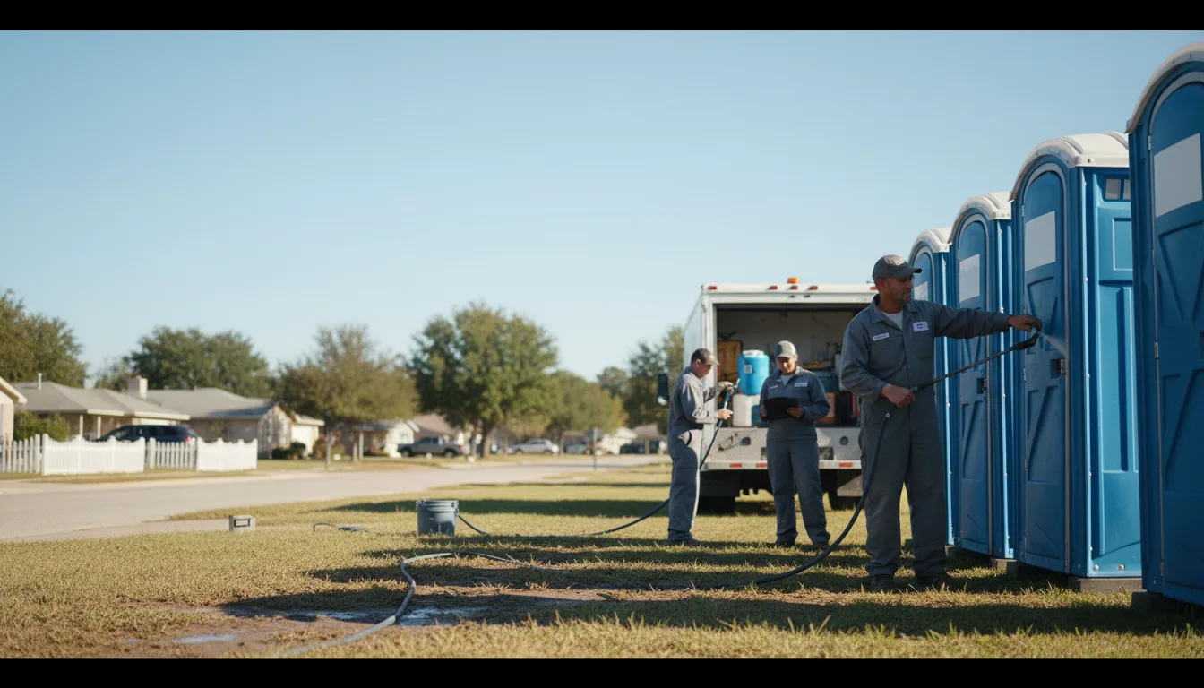 Long-Term Portable Toilet Rental in Deer Park, TX near me